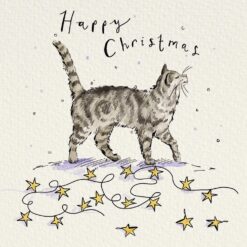 Happy Christmas Cat - Cats Protection Charity Christmas Cards - Pack of 10