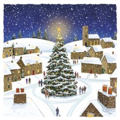 The Star on the Village Tree - Versus Arthritis Charity Christmas Cards - Pack of 10
