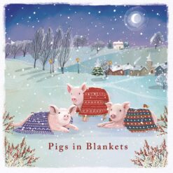 The Pigs in Blankets - Barnardo's Charity Christmas Cards - Pack of 10