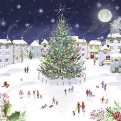 Upon A Midnight Clear -  Cancer Research UK Charity Christmas Cards - Pack of 10
