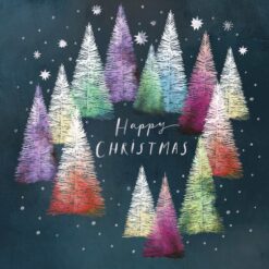 Colourful Christmas Forest - Motor Neurone Disease Association Charity Christmas Cards - Pack of 10