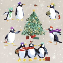 It's Penguin-ing To Look A Lot Like Christmas - Queen Elizabeth's Foundation Charity Christmas Cards - Pack of 10