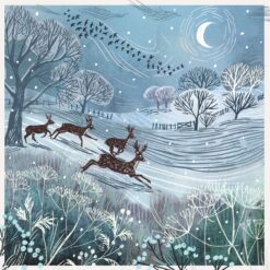 The Running of the Deer - Marie Curie Charity Cards - Pack of 10