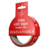 30m red festive gift wrapping tape