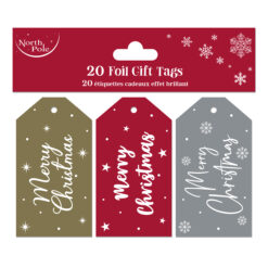 Merry Christmas Gift Tags - Pack of 20