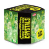 Small box containing instructions and equipment for growing your own glow in the dark crystals.