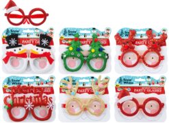 Novelty festive glasses