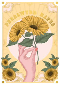 PENBLWYDD HAPUS (Happy Birthday) Single Card