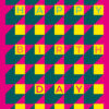 Fluoro Happy Birthday Pink Single Card