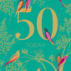 50th Birthday Single Card