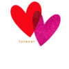 Two Hearts Forever Single Card
