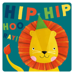 Hip Hip Hooray Lion single Card