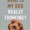 A grey book with a picture of a brown Cavapoo on the front. Text on the front reads 'What Is My Dog Really Thinking?'