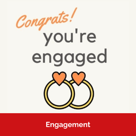 Send charity Engagement eCards