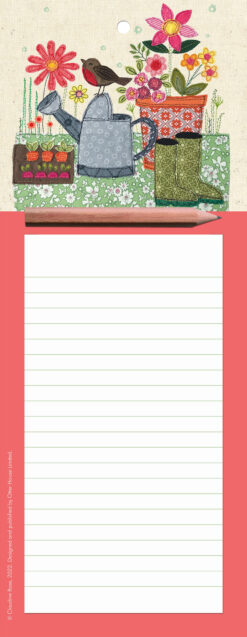 Robin and Watering Can Magnetic Jotter
