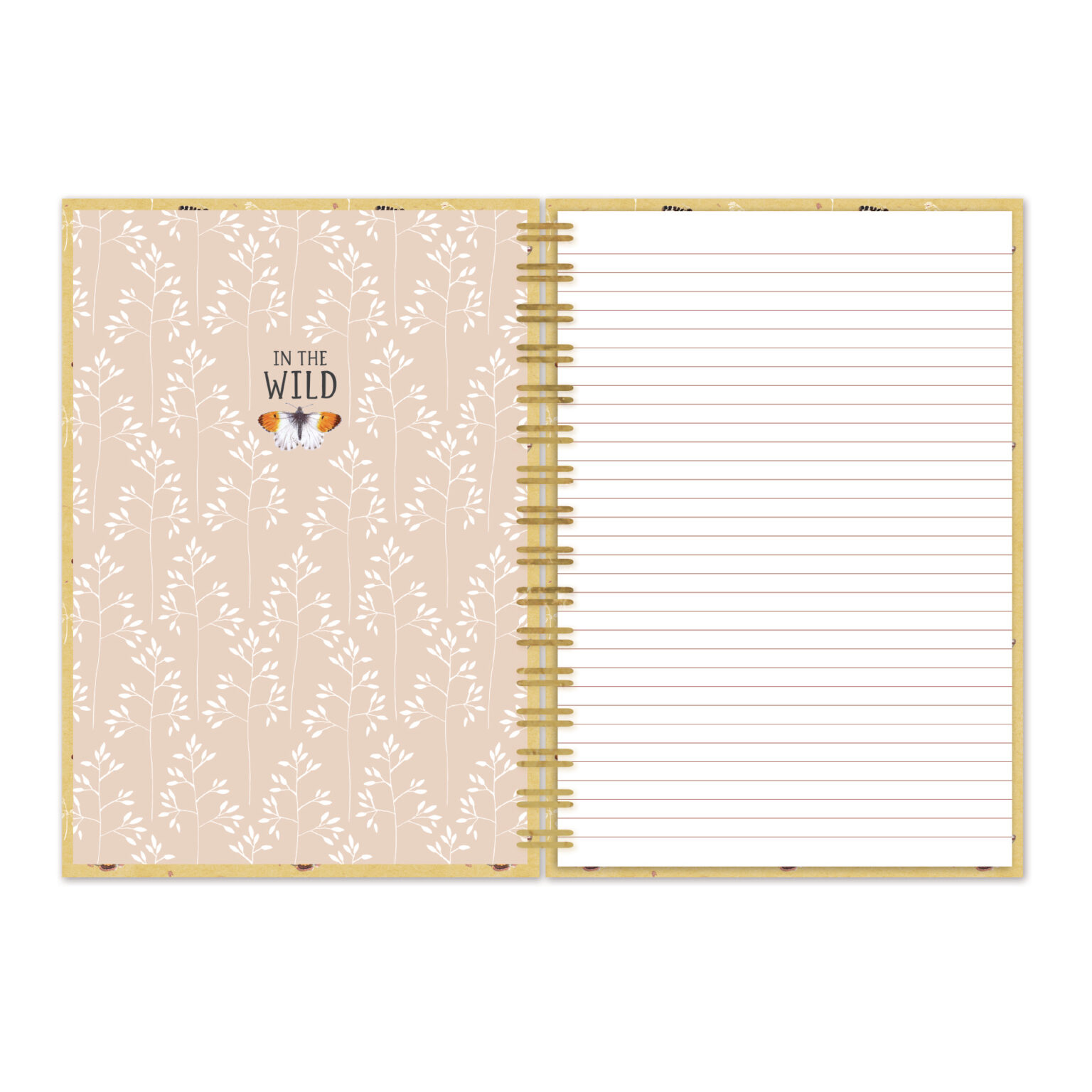 Inside pages of this notebook of plain lined paper.