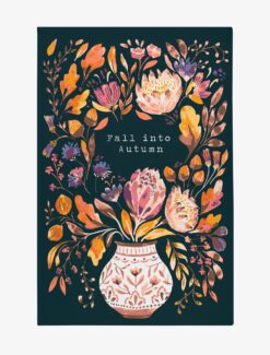 Fall into Autumn Cotton Tea Towel