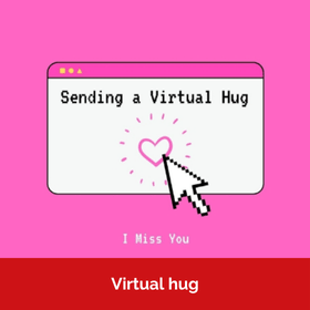 Send a virtual hug charity eCard