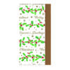 Festive tissue paper with holly and berry print, ideal for Christmas wrapping and seasonal packaging