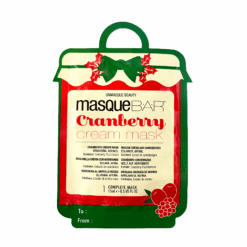 cranberry face mask.