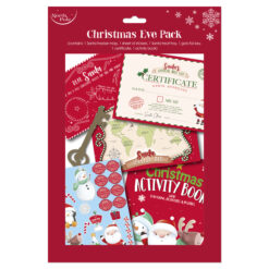 A Christmas Eve Activity pack containing stickers, activity books and more for Christmas Eve fun.
