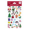 Pack of 40 foam Christmas stickers.