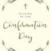 Blessings On Your Confirmation Day Single Card