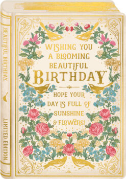 Wishing You A Blooming Beautiful Birthday Single Card