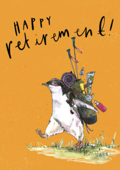 Happy Retirement Penguin Single Card