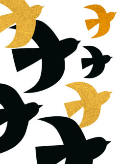 Golden Flock Single Card