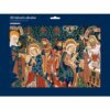 3D nativity Advent calendar with medieval‑style artwork and 24 windows.