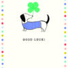 Good Luck Shamrock Frank Single Card