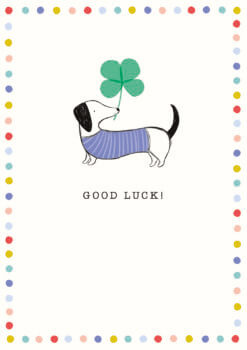 Good Luck Shamrock Frank Single Card