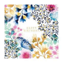 Happy Birthday Alliums Single Card