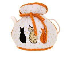 Cats in Waiting Muff Tea Cosy