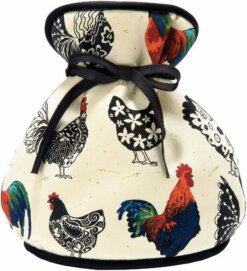 Rooster Cream Muff Cosy