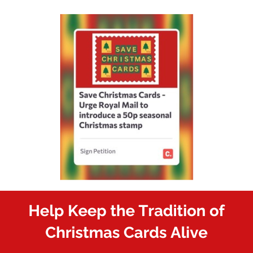 Help Keep the Tradition of Christmas Cards Alive Block