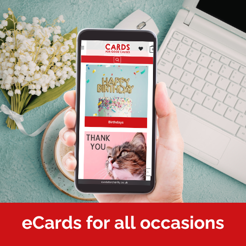 eCards for all occasions supporting charities.