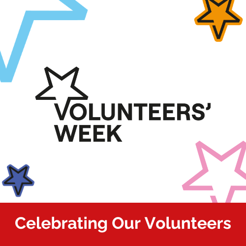 Celebrating our volunteers this Volunteers' Week.